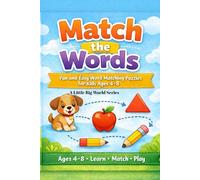 Match the Words: Fun and Easy Word Matching Puzzles for Kids Ages 4-8