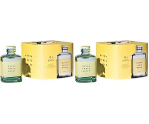 Match Tonic Indian, Acqua Tonica, 4 bottiglie da 200ml, per Gin Tonic London Dry Premium, Note Secche con Aromi di Citronella, Limone e Pompelmo, Basso Contenuto di Zucchero, Materiale 100% Riciclato