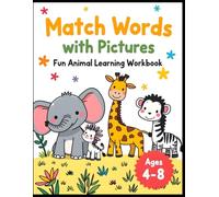 “Match Words with Pictures”: “Fun Animal Learning Workbook”