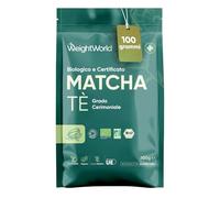 Matcha Cerimoniale Vegano e Biologico, 100g, Certificato dalla Soil Association, The Matcha Polvere Cerimoniale da Aggiungere a Dolci, Frullati e Bevande, Privo di Magnesio Stearato, Senza Glutine