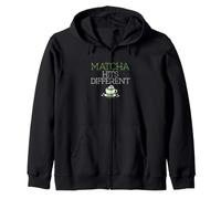 Matcha Colpisce Diversi Divertenti Amanti del tè Matcha Felpa con Cappuccio