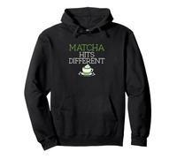 Matcha Colpisce Diversi Divertenti Amanti del tè Matcha Felpa con Cappuccio