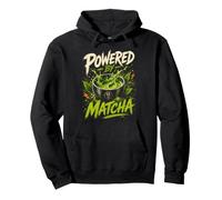 Matcha Green Japanese Tea Drink Beverage Humor Felpa con Cappuccio