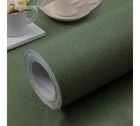 Matcha Green PVC Wallpaper Self-Adhesive Moisture-Proof | PVC Material, Mould-resistant, Fade-proof Colour, Easy Peel & , per ideal For Bedrooms, Living Rooms, Kitchens