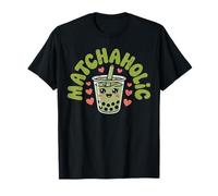 Matcha Green Tea Lover Ghiacciano Matcha Latte Maglietta