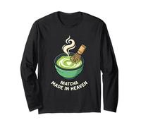 Matcha Heaven Lover Citazione Appassionato Maglia a Manica