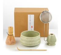 Matcha Kit Matcha tea kit Set da tè giapponese (5 pezzi) Set da tè Matcha Matcha Filtro per pala Perfetto per preparare il matcha può anche essere un ottimo regalo per amici e colleghi