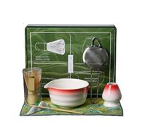 Matcha Kit Set For La Preparazione Del Tè Matcha Da 4/7 Pezzi, Pennello For Matcha, Squisita Ciotola For Matcha Con Frusta, Sontuosi Utensili For Il Tè(7pcs Red White)