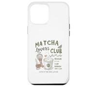 Matcha Lovers Club, Cute Matcha Latte & Whisk for Tea Fans Custodia per iPhone 12 Pro Max