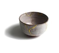 MATCHA MOMENTS Originale ciotola Kintsugi 24k - realizzata a mano a Shigaraki, Giappone, vero oro 24k - perfetta per il tè tradizionale Matcha - One of a Kind Piece of Art