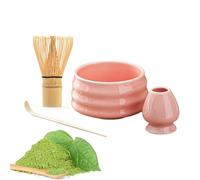 Matcha, set per frusta e pala, in ceramica, set Matcha, set da tè naturale e sicuro, set matcha robusto per amanti del matcha e principianti nella cucina di casa e nella sala da pranzo