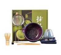 Matcha Set, Professional Matcha Whisk, Traditional Tea Ceremony Tools, Authentic Bamboos Accessory Kit, Ideal for Wellness Seekers Home Baristas Meditation Yoga Morning Ritual Practice