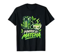 Matcha Tazza Batteria e Ciotola di tè Verde Maglietta