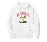 Matcha tè Verde Amante tè Giapponese Rituale Floreale Retro Rosa Felpa con Cappuccio