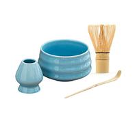 Matcha Whisk And Scoop Set - Ceramic Matcha Kit - Natural And Safe Tea Set Matcha Set - Japanese Tea Set - Sturdy Professional Matcha Kit for Family Friends Colleagues Matcha Lovers and Novices