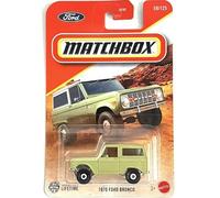 Matchbox 1970 Ford Bronco [Verde] 59/125, scala 1:64, veicolo giocattolo pressofuso