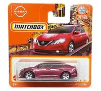 Matchbox - 2016 Nissan Sentra - MBX Metro 9/100 - HVN58 - Short Card - Rosso scuro metallizzato - Superfast Lesney - Mattel 2024 - 1:64