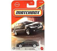 Matchbox 2016 Nissan Sentra [nero] 91/125, scala 1:64, veicolo giocattolo pressofuso