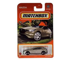 Matchbox 2019 Mazda3, oro bianco, 77/100, scala 1:64 pressofuso