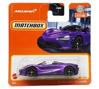 Matchbox - 2019 McLaren 720S Spyder - MBX Showroom 85/100 - HVP15 - Short Card - Viola metallizzato - Superfast Lesney - Mattel 2024 - 1:64