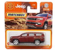 Matchbox - 2022 Jeep Wagoneer - MBX Adventure 97/100 - HVN29 - Short Card - Rosso scuro - Superfast Lesney - Mattel 2024 - 1:64