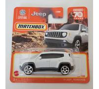 Matchbox 2023 - '19 Jeep Renegade Bianco 40/100 (scheda corta) HLD20