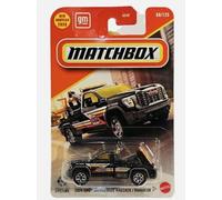 Matchbox 2024 GMC Sierra 3500 Wrecker Camion Nero Scala 1:64