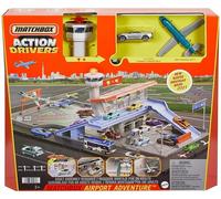 Matchbox Action Drivers Playset Aeroporto Matchbox con Luci, Suoni e Parti Mobil