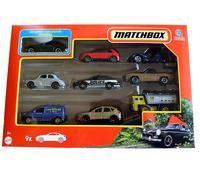 Mattel X7111 Matchbox Confezione da 9 Macchinine da Collezione