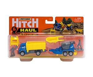 Matchbox Hitch & Haul - Tilt 'n' Tip ~ Rimorchio in cemento MBX