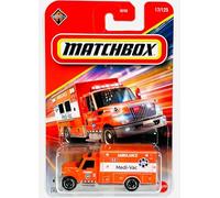 Matchbox International Terrastar Ambulance [Arancione] 17/125, scala 1:64, veicolo giocattolo pressofuso