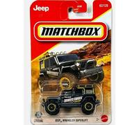 Matchbox Jeep Wrangler Superlift Die Cast Car Black Scala 1:64
