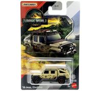 Matchbox Jurassic World Rebirth '19 Jeep Gladiator [Tan] 1:64 Scala Diecast Veicolo Giocattolo
