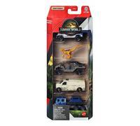 Matchbox Jurassic World - veicoli + personaggio Velociraptor