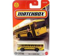 Matchbox MBX EV Scuolabus, Giallo, Scala 1:64 Macchina Diecast 123/125, Modello 2025