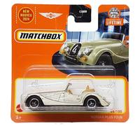 Matchbox - Morgan Plus Four - MBX Showroom 66/100 - HVN30 - Short Card - Oro Argento metallizzato - Superfast Lesney - Mattel 2024-1:64