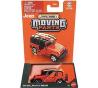 Matchbox Moving Parts 2016 Jeep Wrangler Rubicon [Rosso] 05/50, scala 1:64 veicolo giocattolo pressofuso