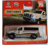 Matchbox Nissan NV Van Light Grey 71/100 Serie 2023 Harbor Ferry Transport