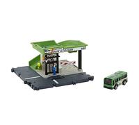 Matchbox - Stazione degli Autobus, Playset Base con 1 Veicolo Incluso, Giocattolo per Bambini 3+ Anni, HDL08