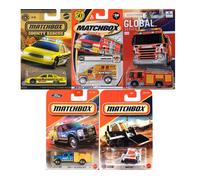 Matchbox Utility/Emergency Random 5 Pack (Polizia, ambulanza, costruzione,