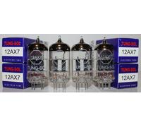 Matched Quad Tung Sol 12AX7/ECC83 Pre-amp Tubi, Brand New IN Scatola