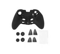 (Matches the image) Game Controller Silicone Case Soft Anti-Slip Protective Cover with 8 Thumb Grip Caps for PS5 Xbox Switch Pro