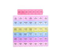 (Matches the image, pack-1) 3pcs Plastic Watch Parts Storage Box Organizer Watchmaker Repairing Tools Storage Tray (2 Color 7 Grids 2 Color 14