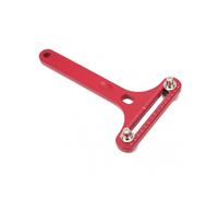 (Matches the image) T Shaped Watch Back Case Opener Alloy Steel Clear Scale Watch Bottom Cover Remover for Watch Repair Red