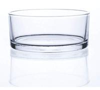 matches21 - Ciotola in vetro per candele, rotonda, cilindrica, Ø 19 x 8 cm