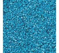 matches21 HOME & HOBBY Granulato decorativo colorato 5 kg in turchese blu - sabbia decorativa grossa Ø 2 - 3 mm per vasi di fiori o ciotole decorative - Pietre colorate come decorazione per la