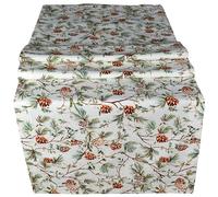 matches21 HOME & HOBBY Runner da tavola autunnale, 50 x 150 cm, motivo coni e rami, stampa all-ver, decorazione da tavolo per cucina e tavolo