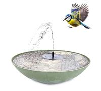 matches21 HOME & HOBBY Set di fontane solari per esterni, grande ciotola da 45 cm, verde come fontana da giardino