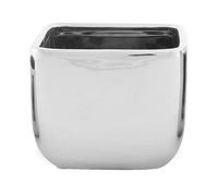 matches21 - Vaso per piante, rettangolare, in ceramica lucida, 14 x 14 x 11 cm