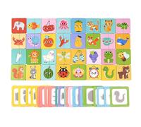 Matching Cards, Logic Game, Educational Puzzle Set, Cognitive Skill Builder, Portable Travel Activity, Daycare Classroom Use, Ages 3 Plus, Compact Lightweight Design